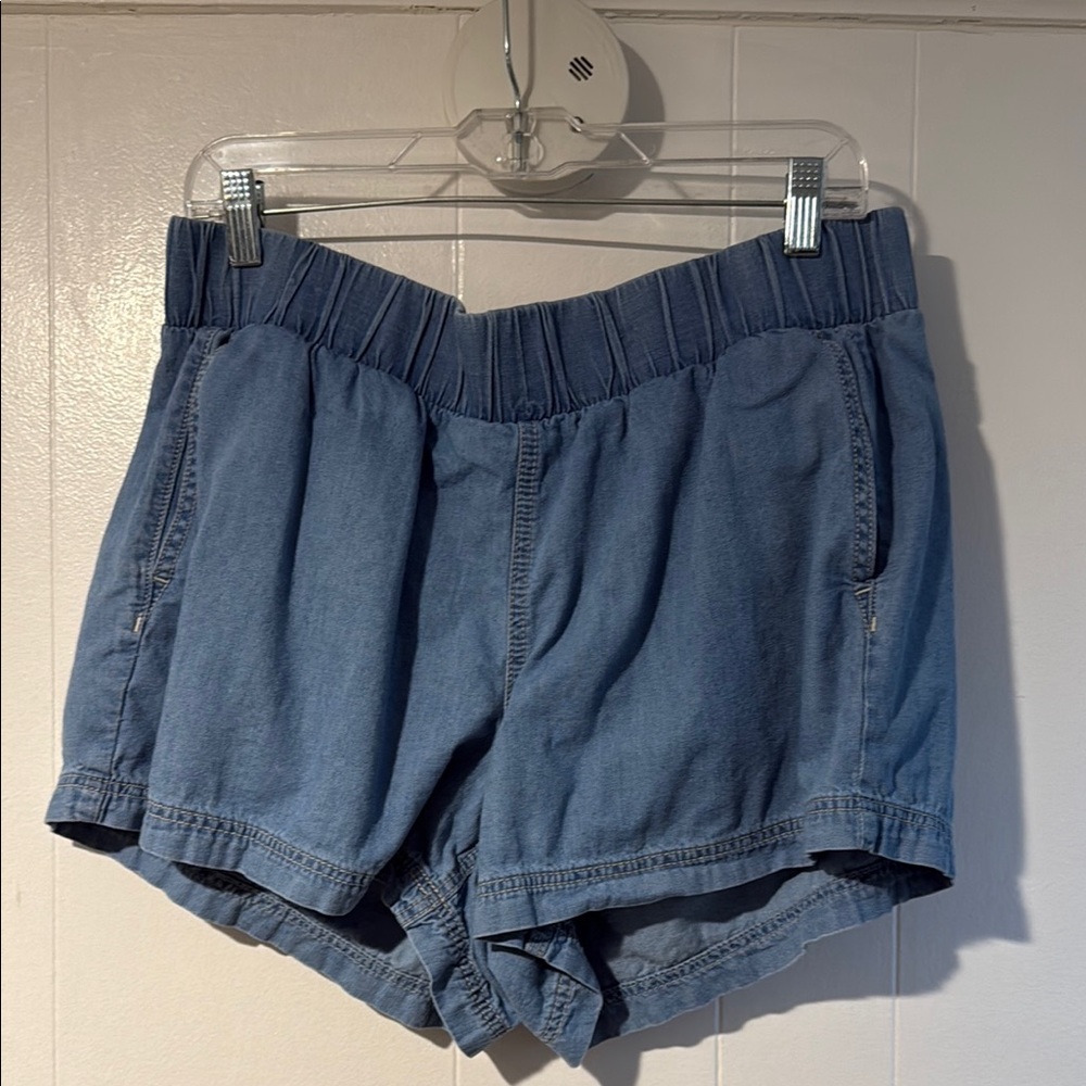 5 Inch Pull-on Lightweight Denim High-Rise Short
